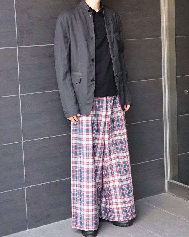 stand collar fade tailored jacket