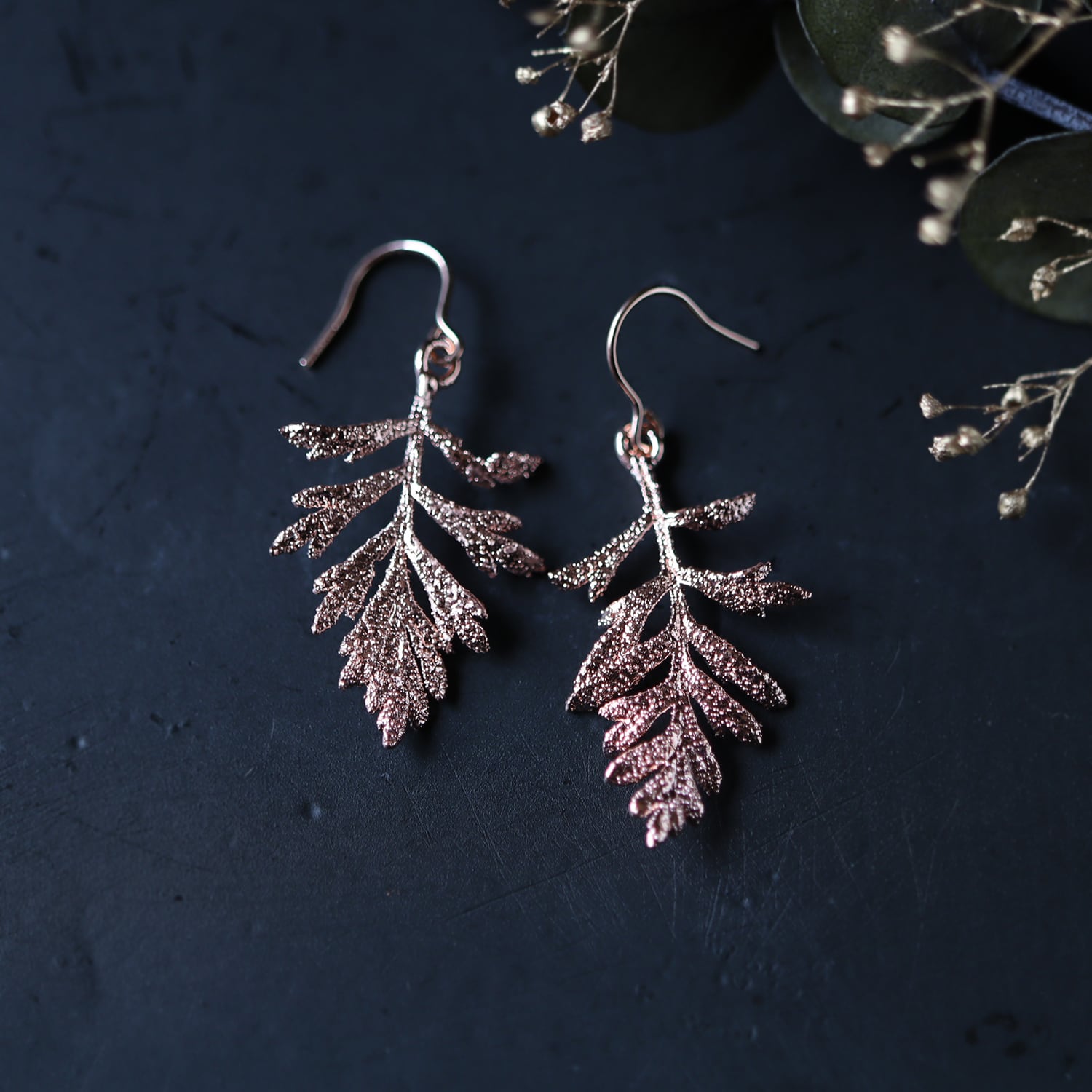 ピアス | witch/花石:鉱物植物アクセサリー/オブジェ