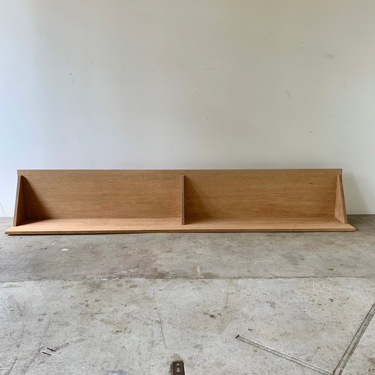 壁掛け棚　ウォールシェルフ　古家具　0730