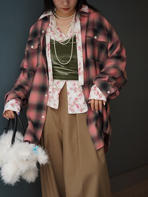 MAISON SPECIAL(メゾンスペシャル)“2WAY Check Overshirt”