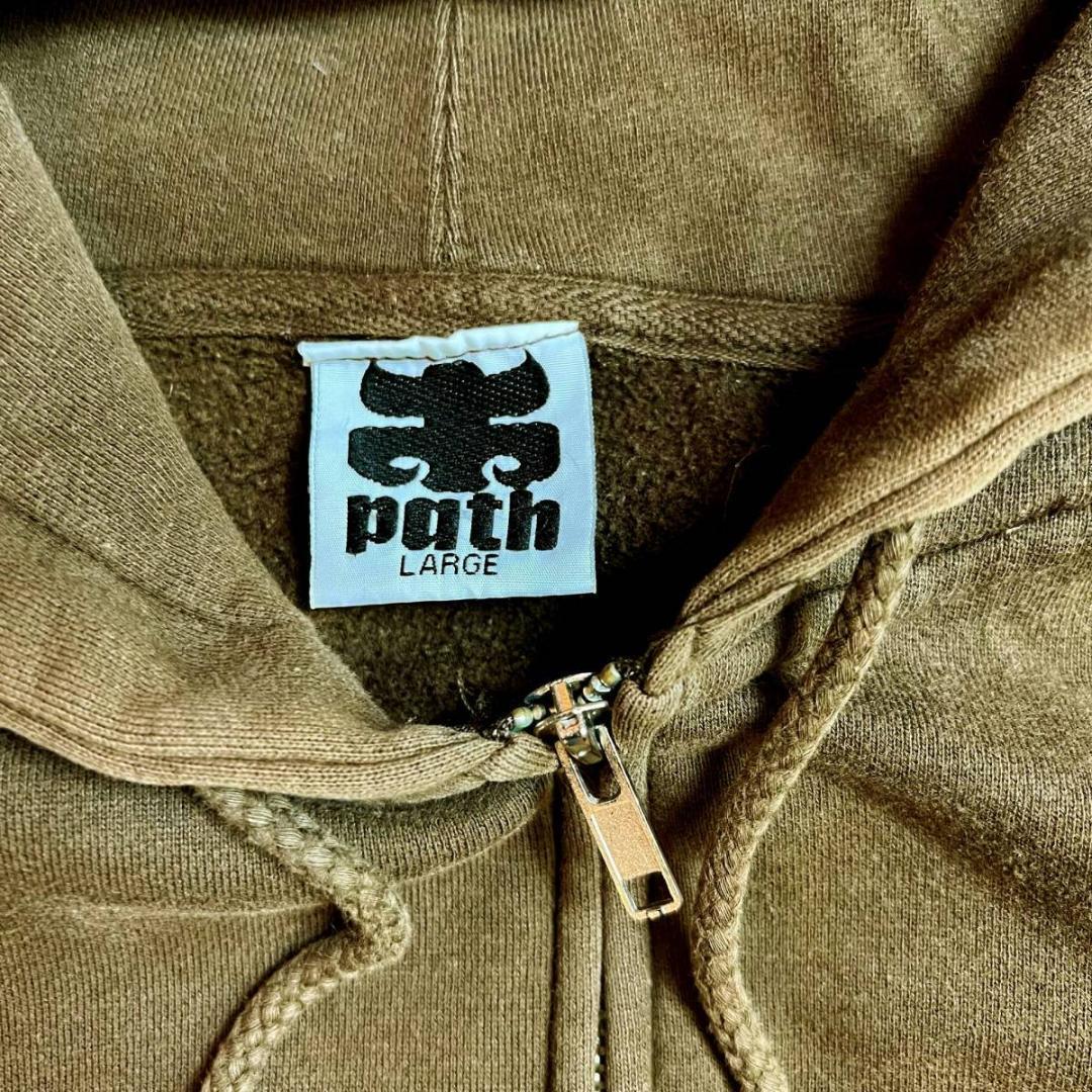 90's～00's I-Path Full Zip Hoodie In Brown＆Rasta L / 90s-00s USA
