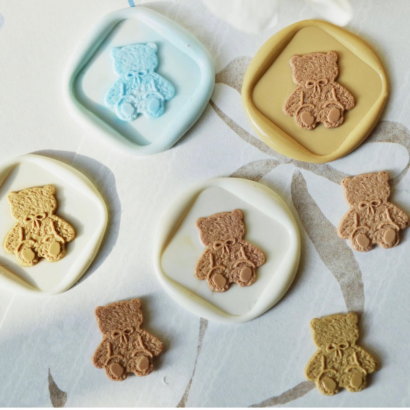 ふわもこベア|Fluffy Bear 15mm・シーリングスタンプ