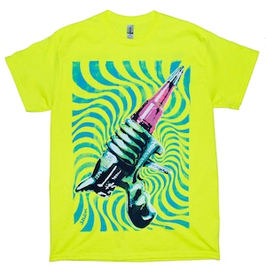 『snAwk(スノーク)』"TECHNO KILLS" hand painted Tee／M、L