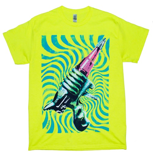 『snAwk(スノーク)』"TECHNO KILLS" hand painted Tee／M、L