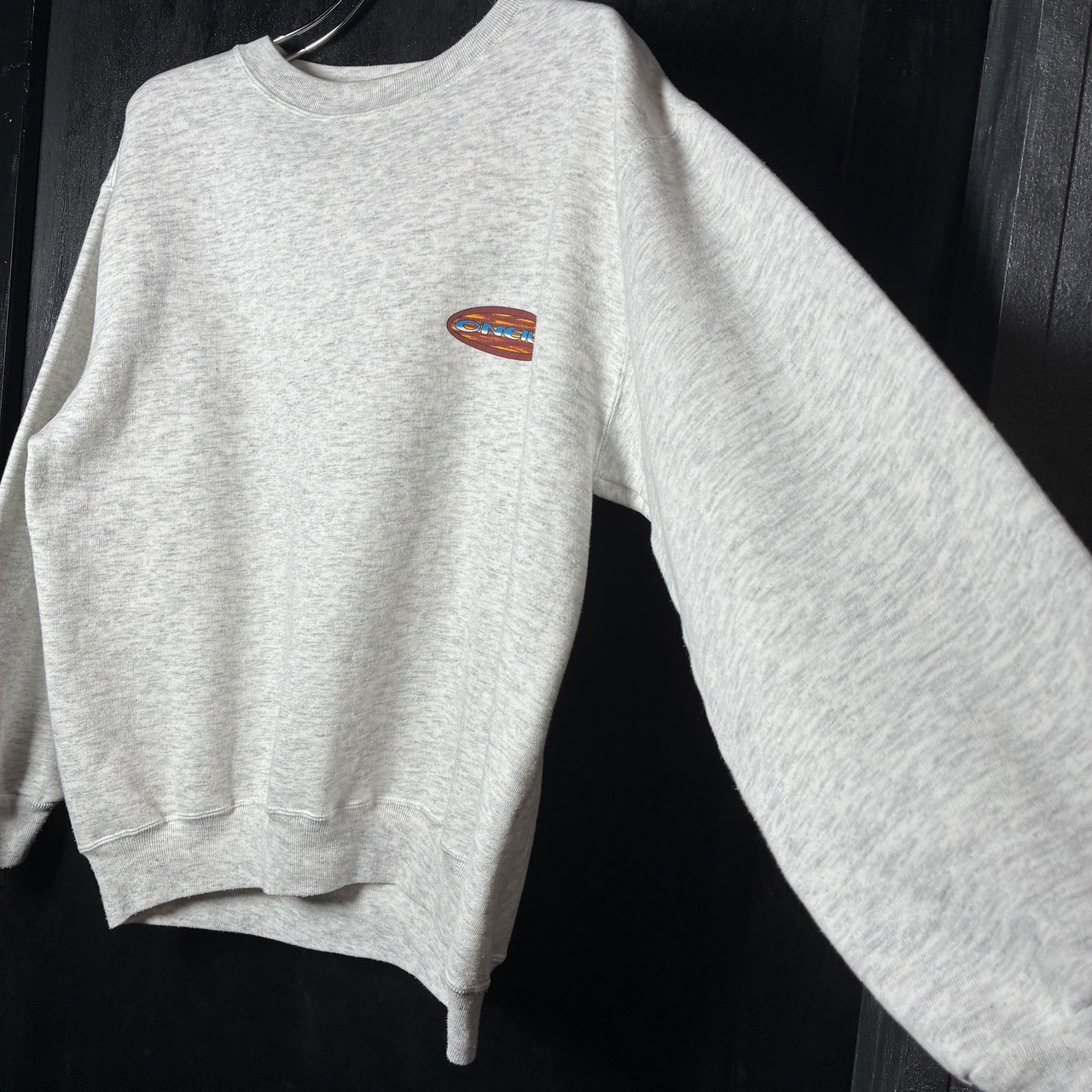 90s O’NEILLバックプリント サーフスウェット グレー