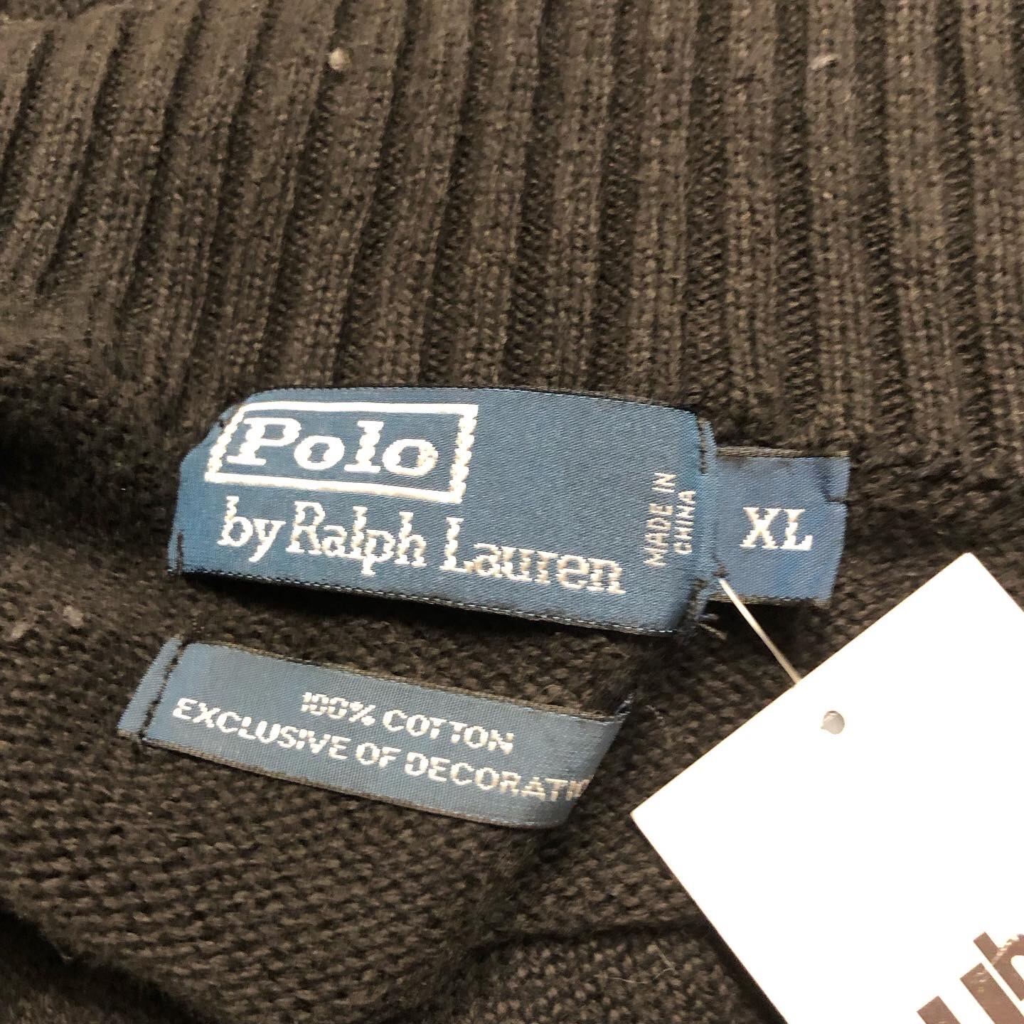 90s POLO Ralph Lauren half zip drivers knit【高円寺店】 | What