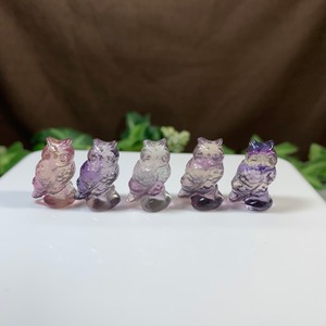 10.可愛い家族･小さいフローライトふくろう