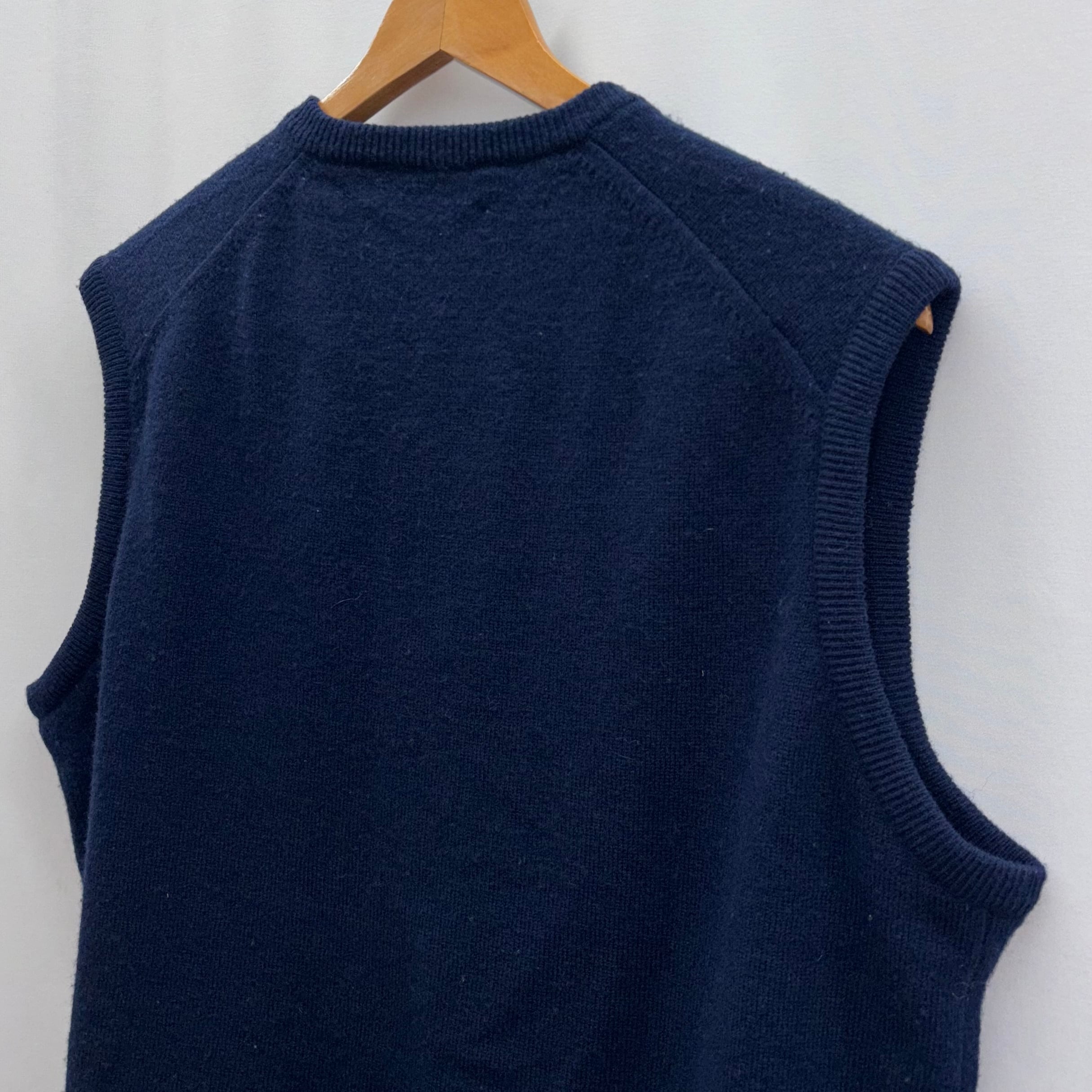 90s burberrys knit vest burbery バーバリー ベスト | no pain no