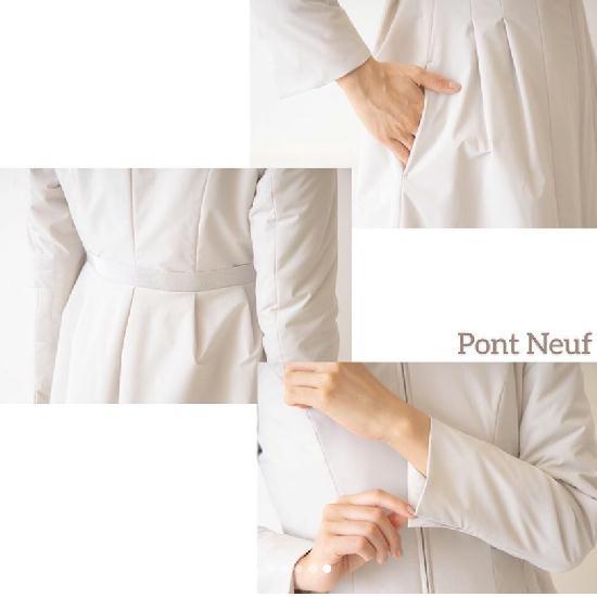 Pont Neuf ポンヌフ 新品】ストレッチ中綿ロングコート ネイビー Pont Neuf ポンヌフ 新品】ストレッチ中綿ロングコート ネイビー