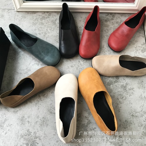 シングルスタンダードレザー 靴 シューズ レトロ Yiranxuaディースワード81533580751