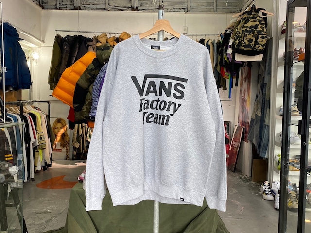 STANDARD CALIFORNIA × VANS 20TH SD LOGO CREWNECK SWEAT GREY XL 53962