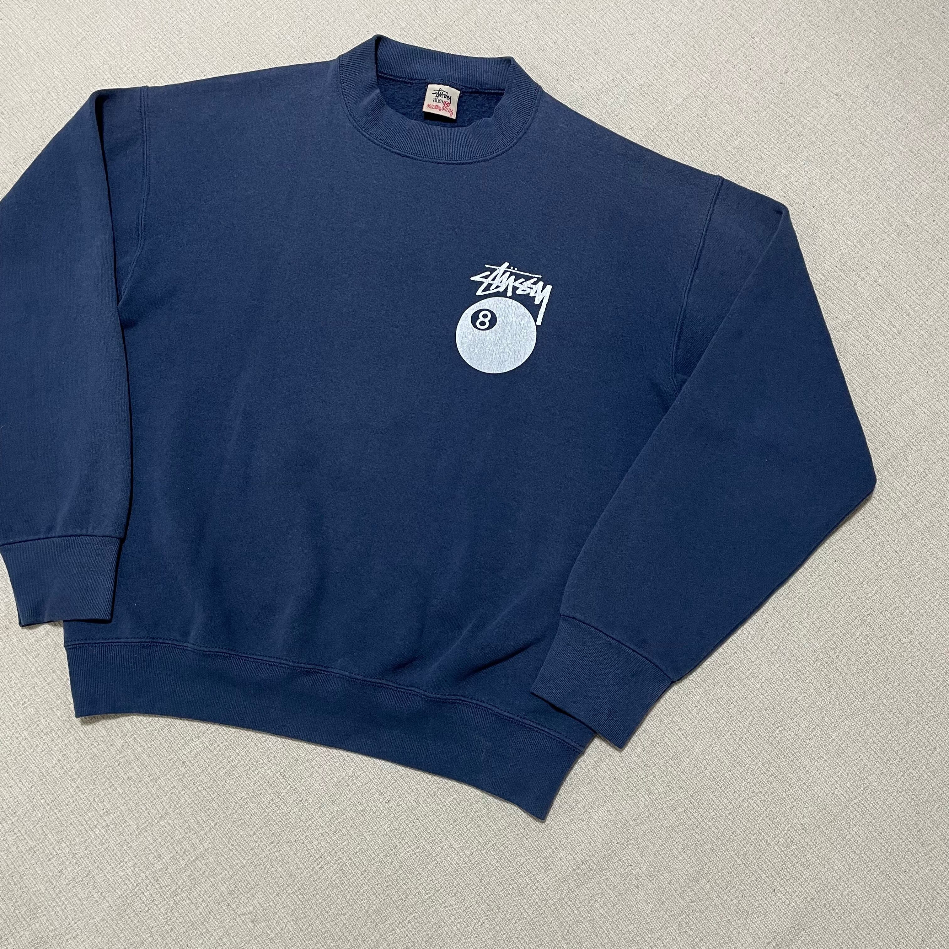 80s-90s OLD STUSSY M トレナ 90年代 オールド ステューシー 古着 白