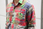 90s Ralph Lauren Patchwork Flannel Shirt