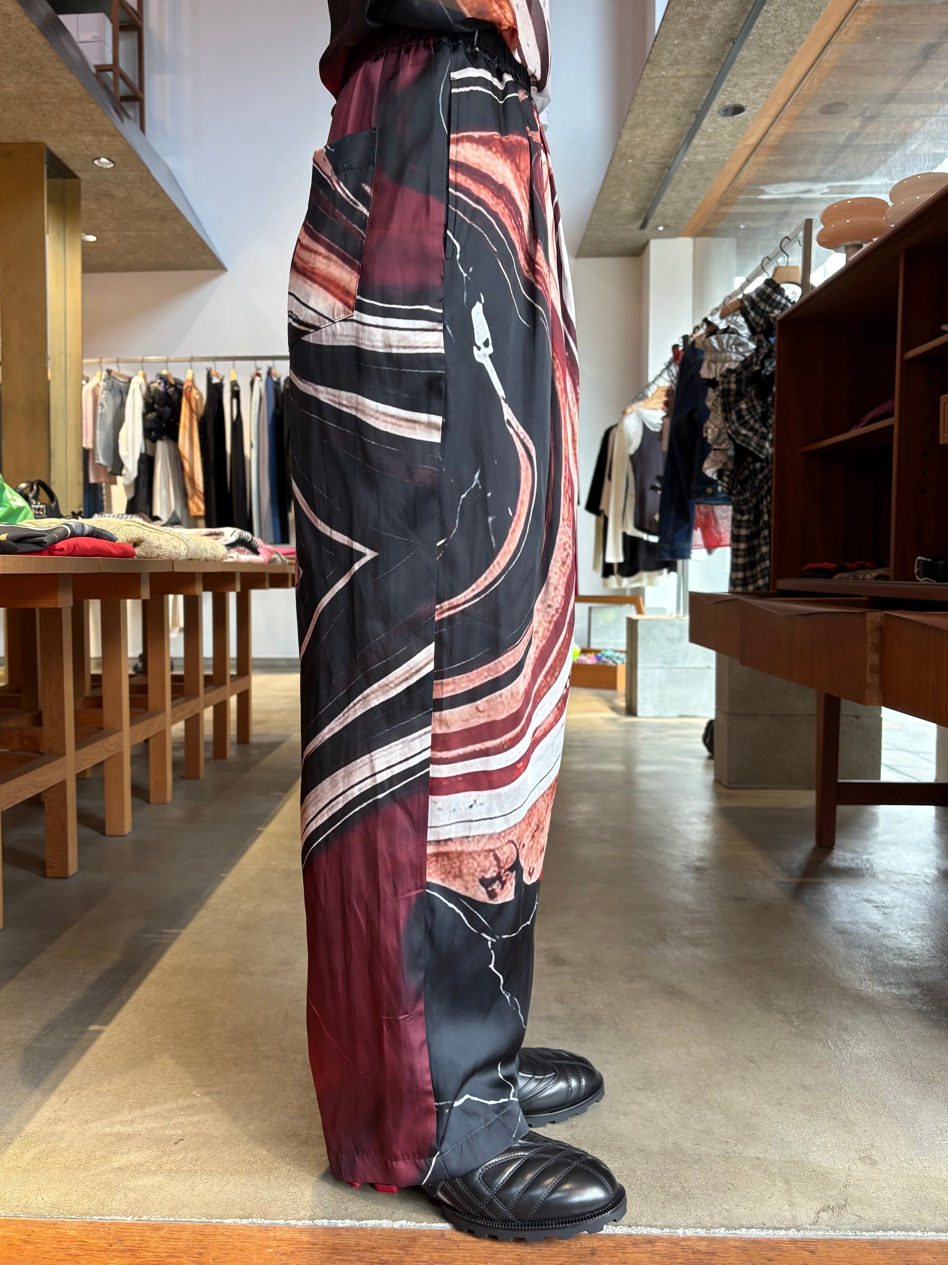 FUMIE TANAKA 25AW新品未使用 マーブル模様 ワンピース FUMIE TANAKA 25AW新品未使用 マーブル模様 ワンピース