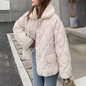キルティング ジャケット レディース 秋冬 中綿 防寒 保温 おしゃれ 大人 かわいい 通勤 通学 きれいめ フェミニン 大人可愛い 大人女子