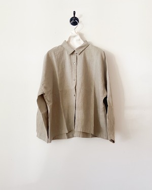 evam eva ウォーターリネンシャツ　water linen shirt