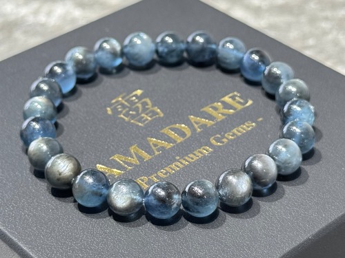 No.1910 ブラックスターアクアマリンブレスレット