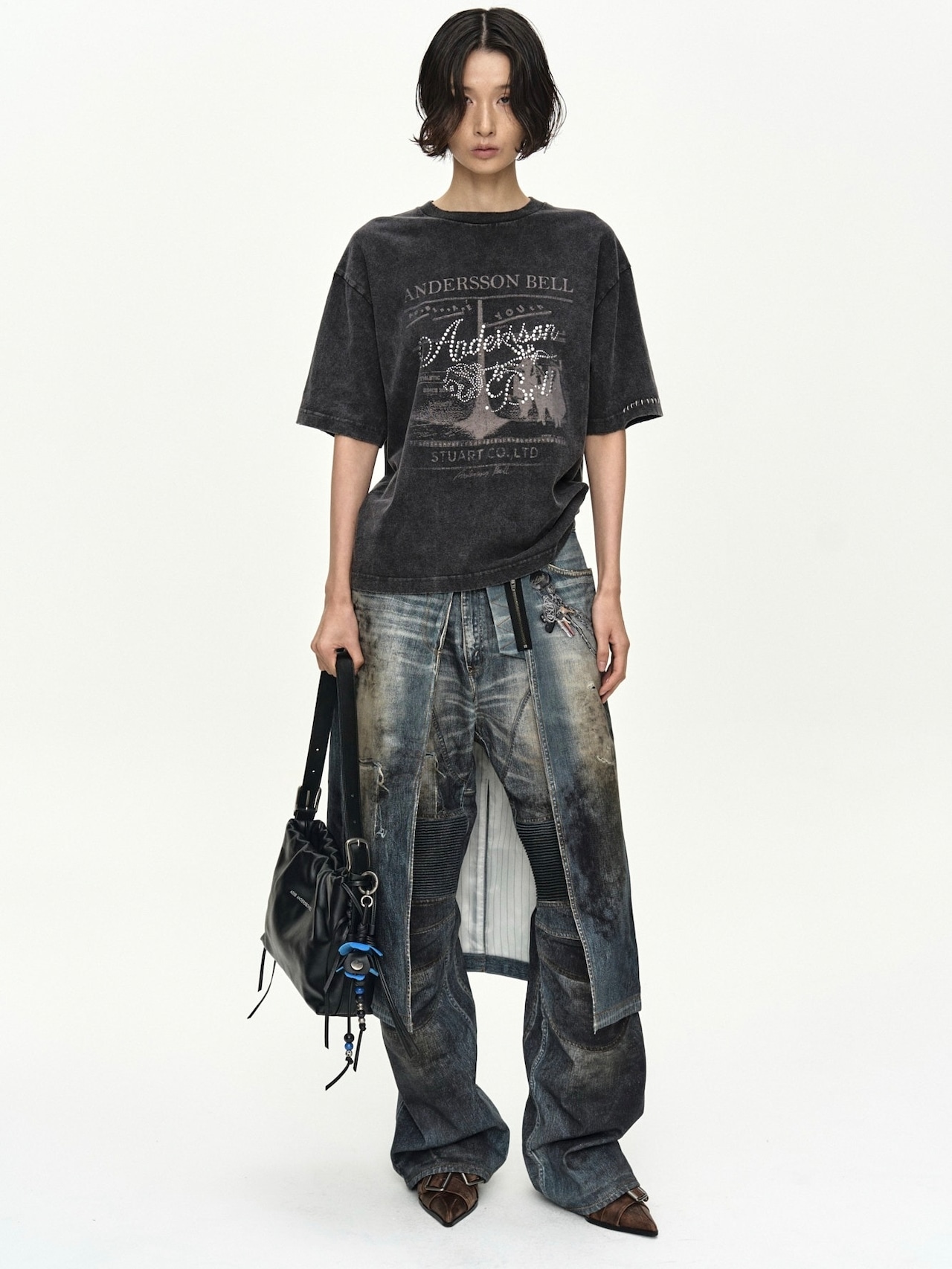 【26SS】ADSB Andersson Bell アンダーソンベル / ROSIE HOT-FIX PRINTED T-SHIRT - 3