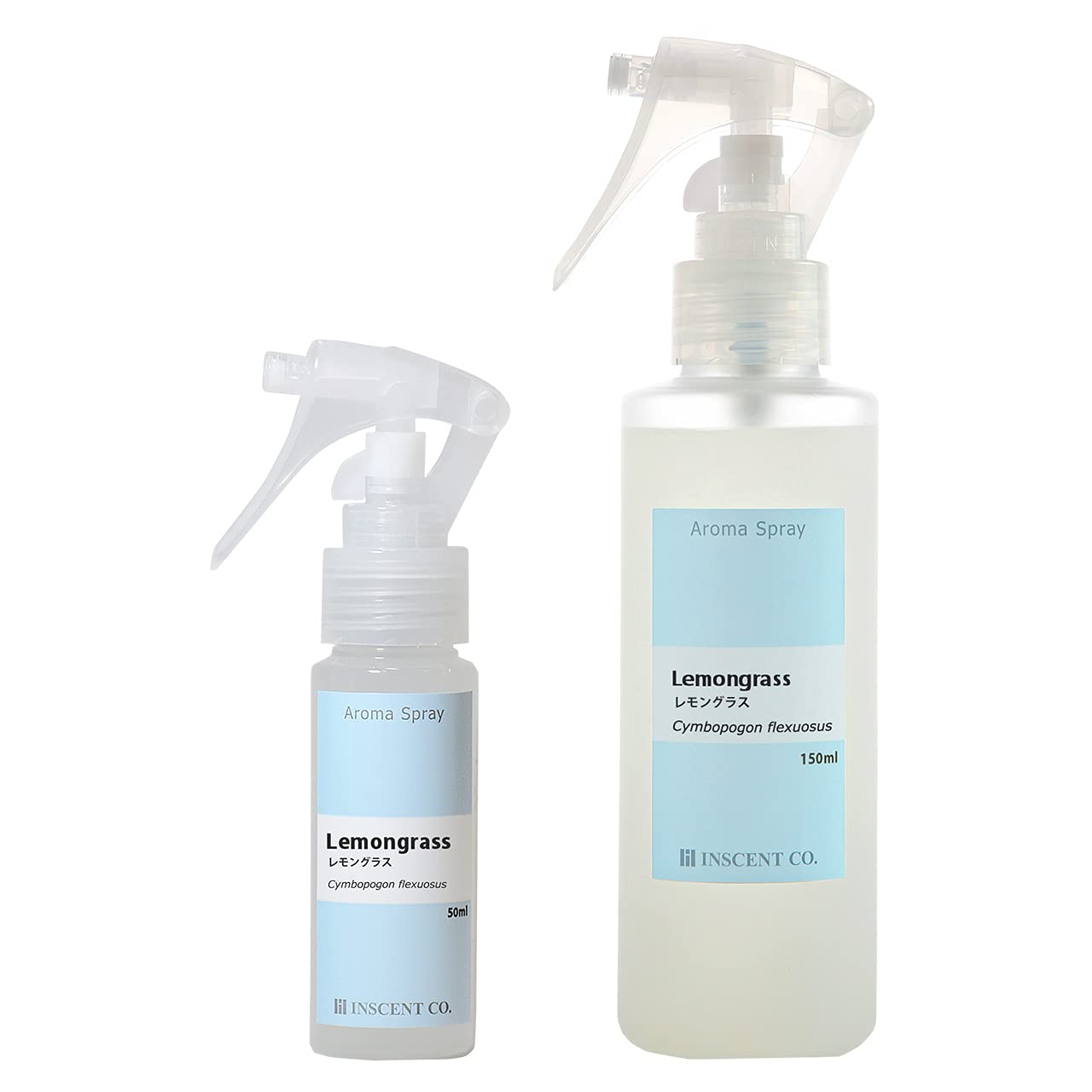 天然 アロマスプレー レモングラス 150ml 50ml 2本セット インセント アロマシャワー 虫除け 無添加 ディート不使用 虫よけ