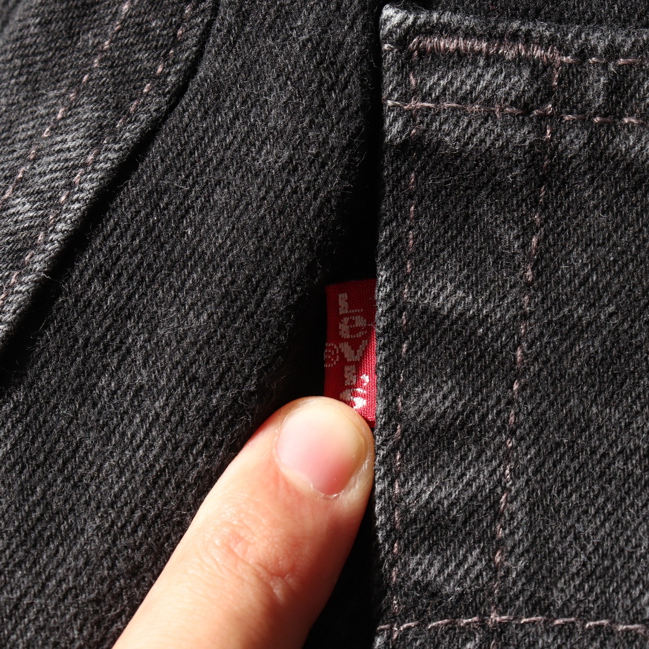 美品 34×32 Levi’s 550 USA 96年 サルファーブラック デニムパンツ