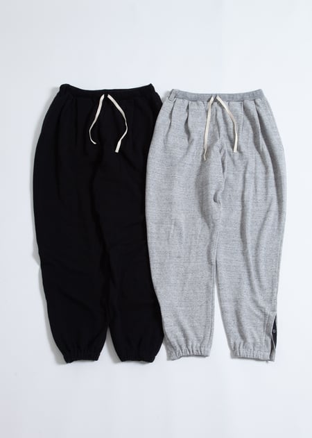 NOWHAW “Wide sweat pants” #black | BENTO