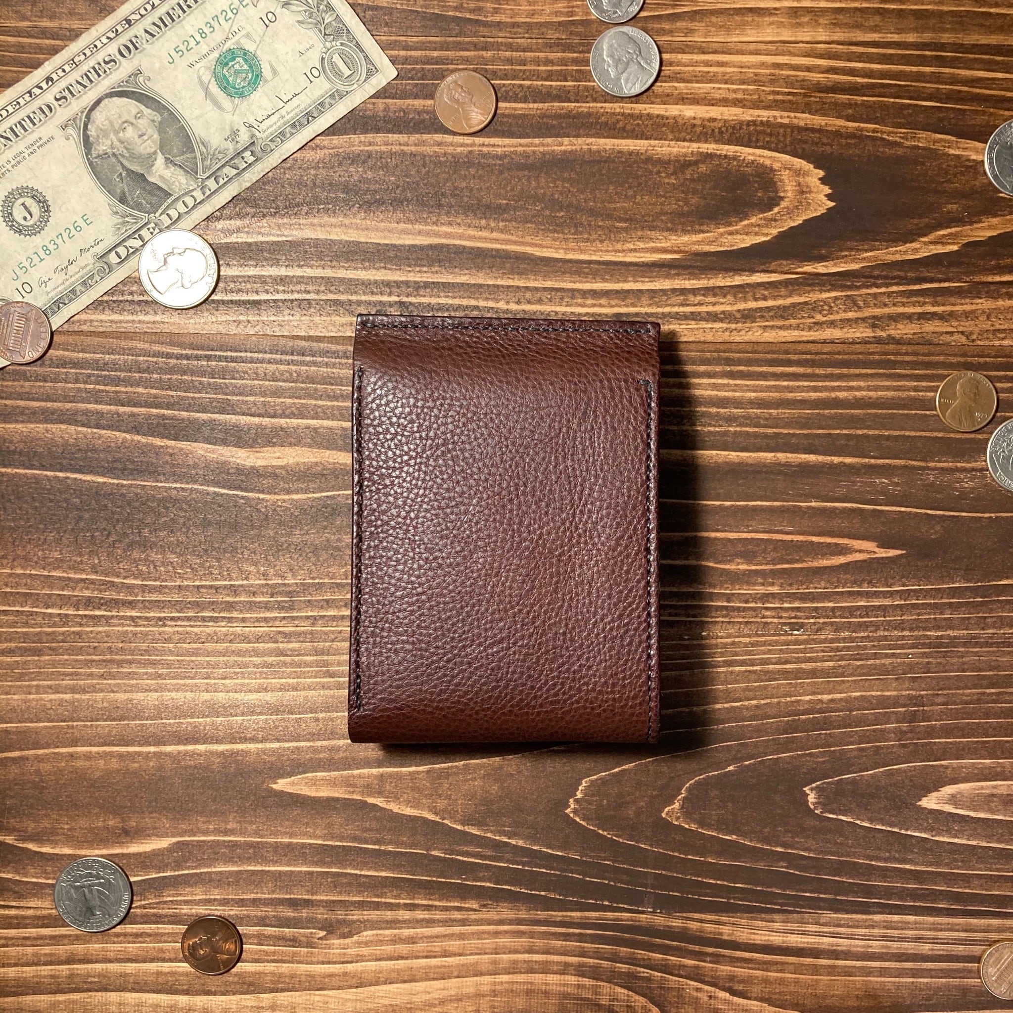 ダブルフラップ折り財布 | Coffee & Leather SCENT