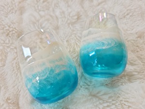 517.オーシャンレジンアート 海のグラス