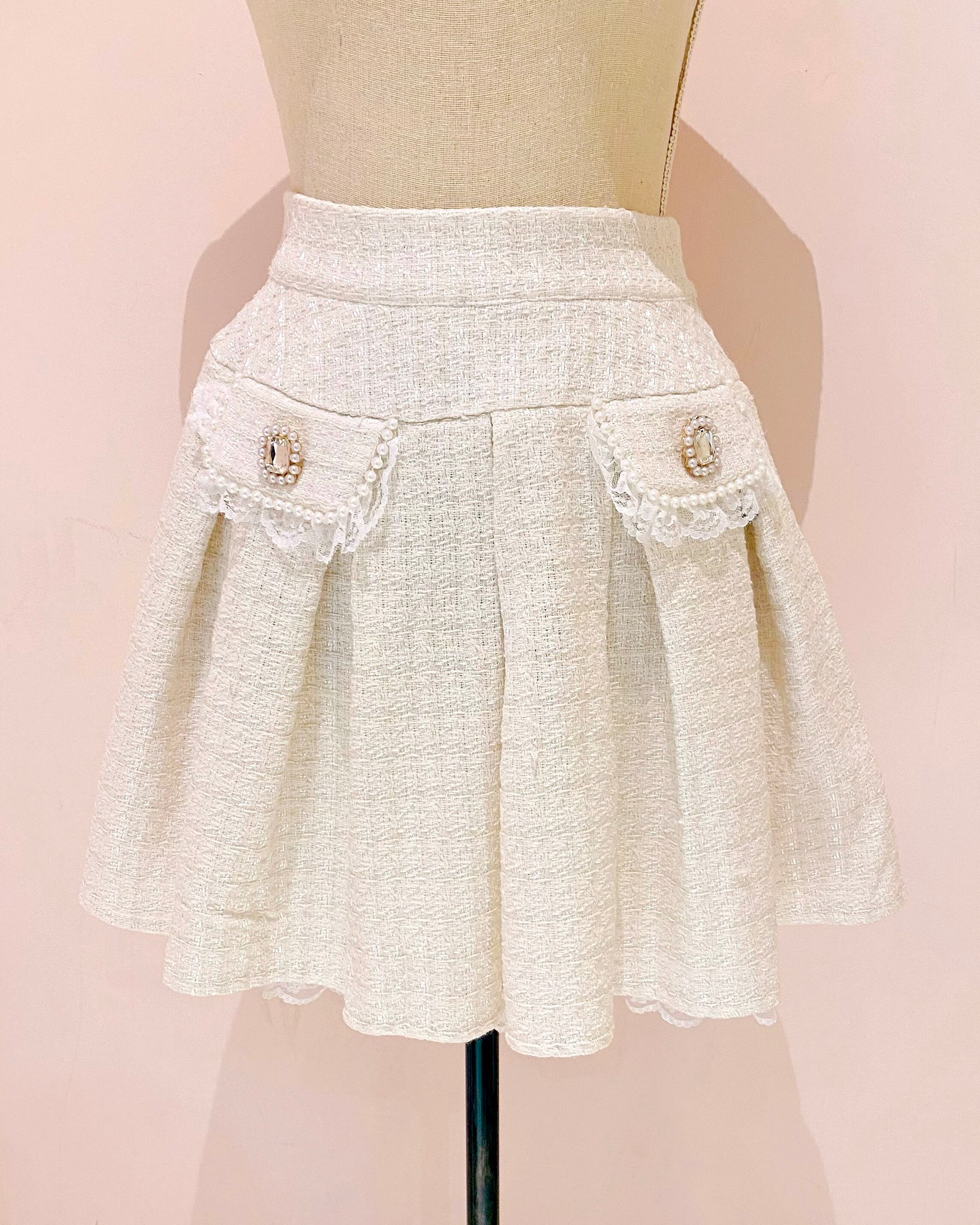 ManonMimie】Romantic Tweed Set-Up / Skirt | Manon Tokyo