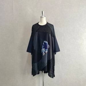 Slit-T-shirts PW (black)【カクレミ】