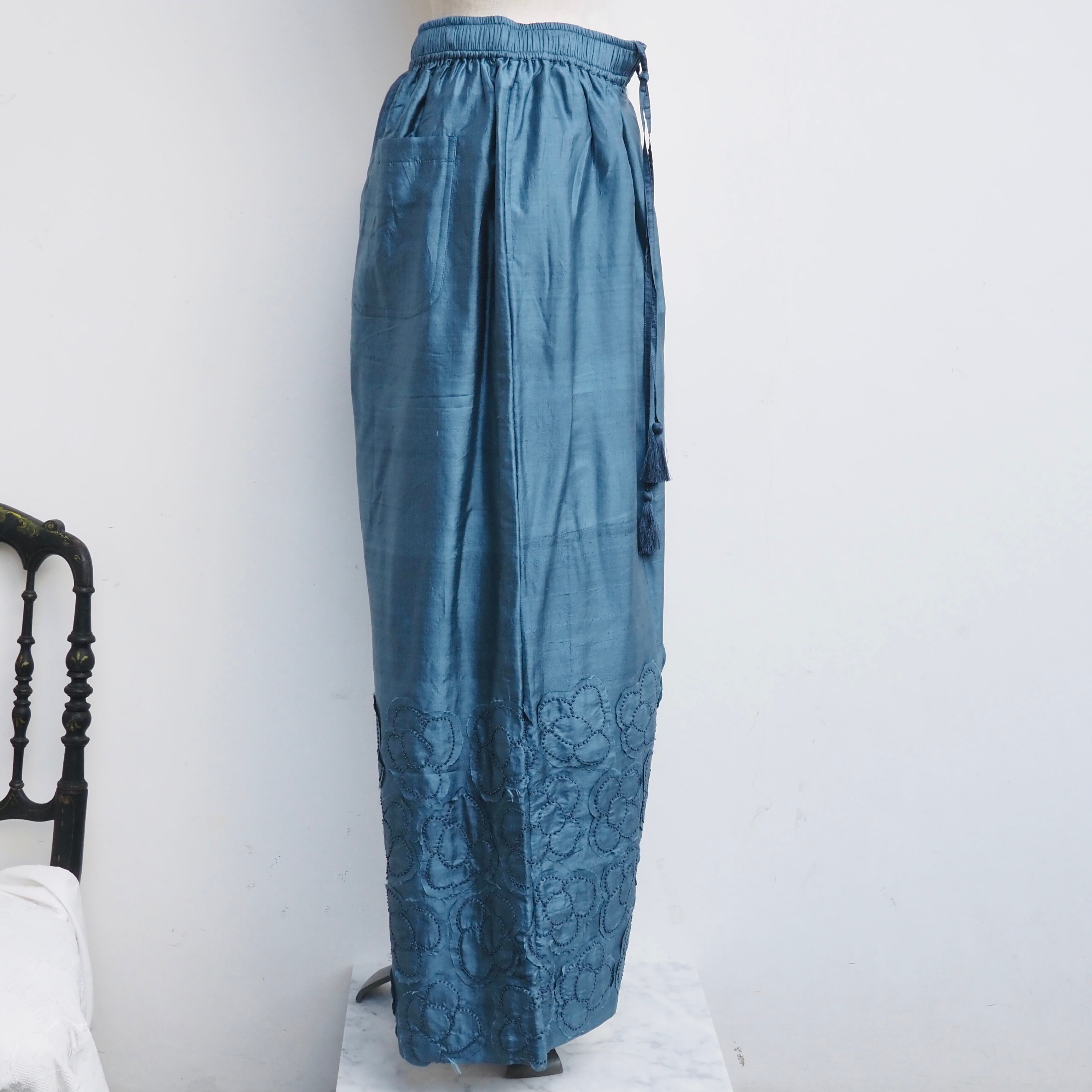 BUNON/Kahdi Silk flower pants
