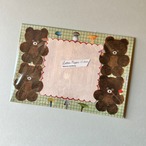 Letter paper (M) くまちゃんときのこ