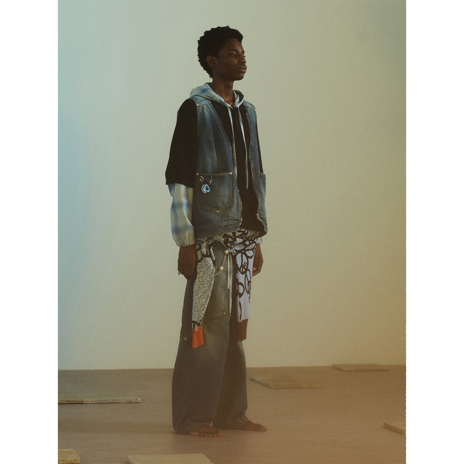 トップス Fake As Flowers MEXICAN SHIRTS PARKA FAKE AS FLOWERS / FAF 25SS MEXICAN SHIRTS PARKA (GRAY) | PAY ID
