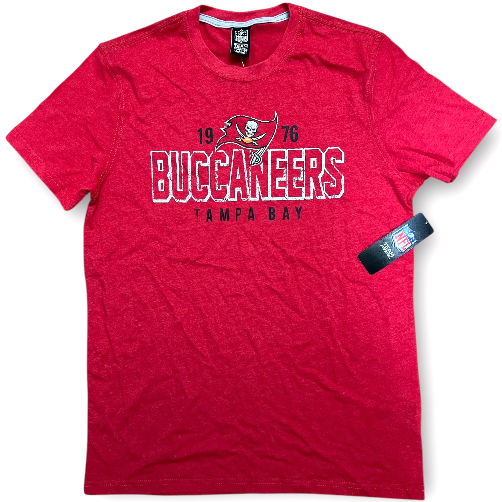 【M】NFL公式 バッカニアーズ アメフト Tシャツ レッド