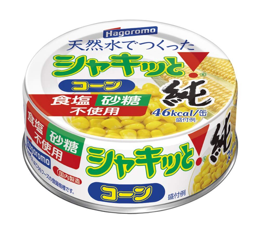 【新着特価】はごろも 天然水でつくったシャキッとコーン純 65g×6個 (2638)