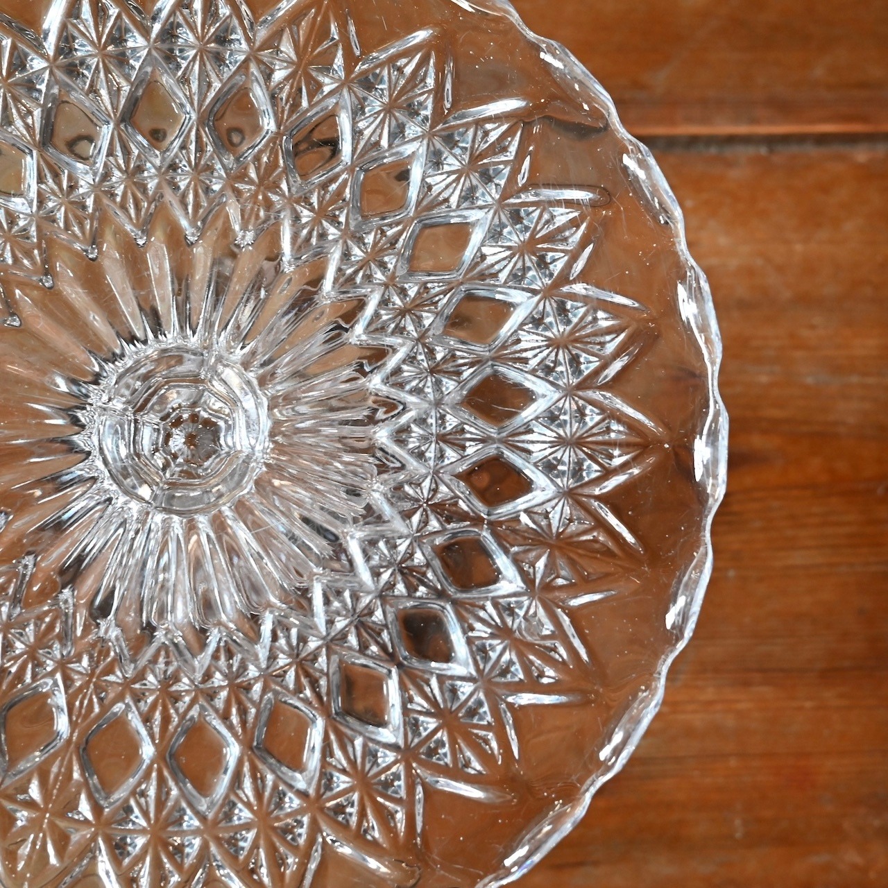 Compote / コンポート【E】〈 ケーキスタンド・プレスガラス・焼き菓子・店舗什器・食器・アンティーク・ヴィンテージ 〉 113501