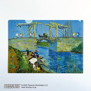ゴッホ展限定 スヌーピークリアファイル WEB限定】スヌーピー A4ファイル ゴッホ アルルの寝室 | hmm, by