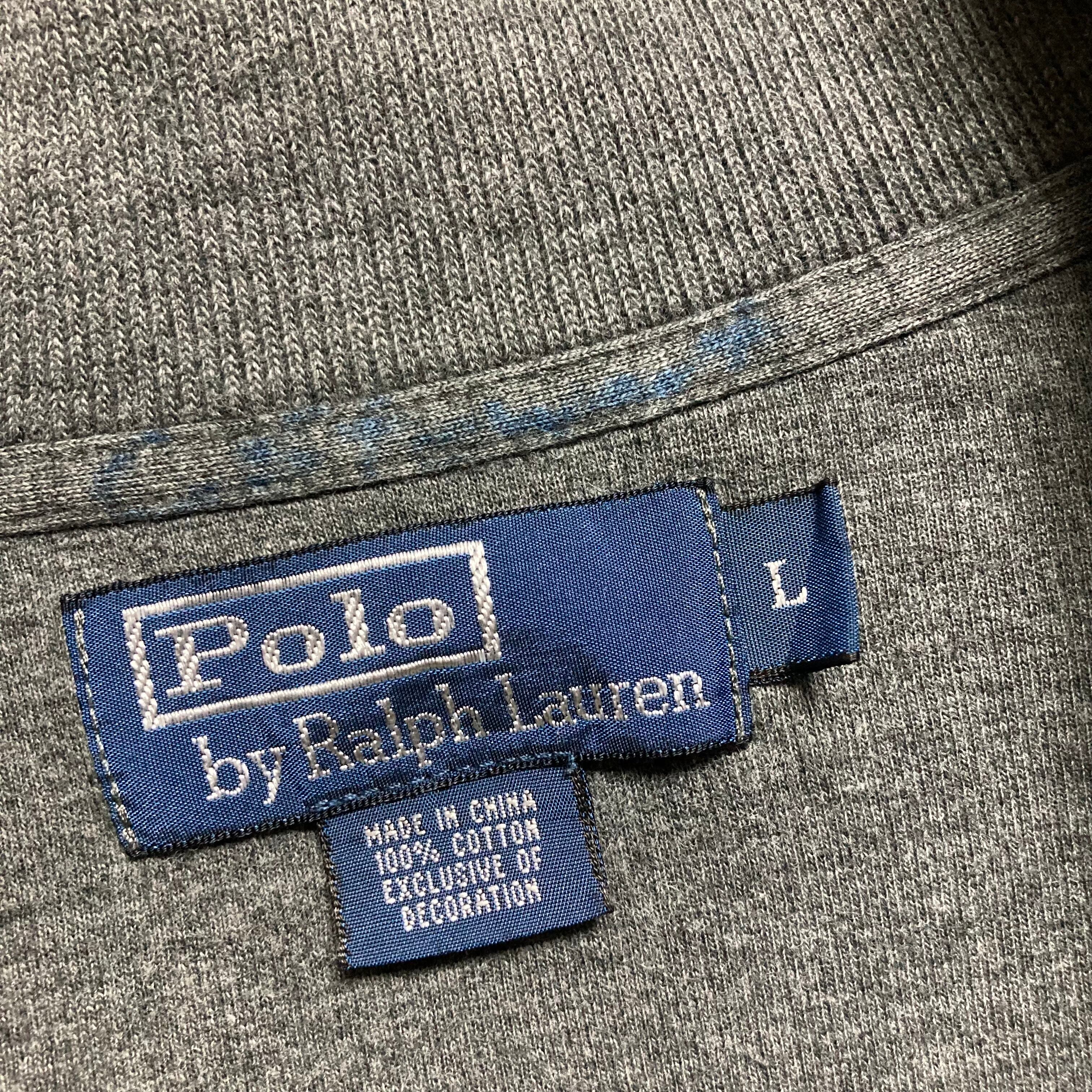 Polo by Ralph Lauren】 Halfzip Sweat L ポロ ラルフローレン ハーフ