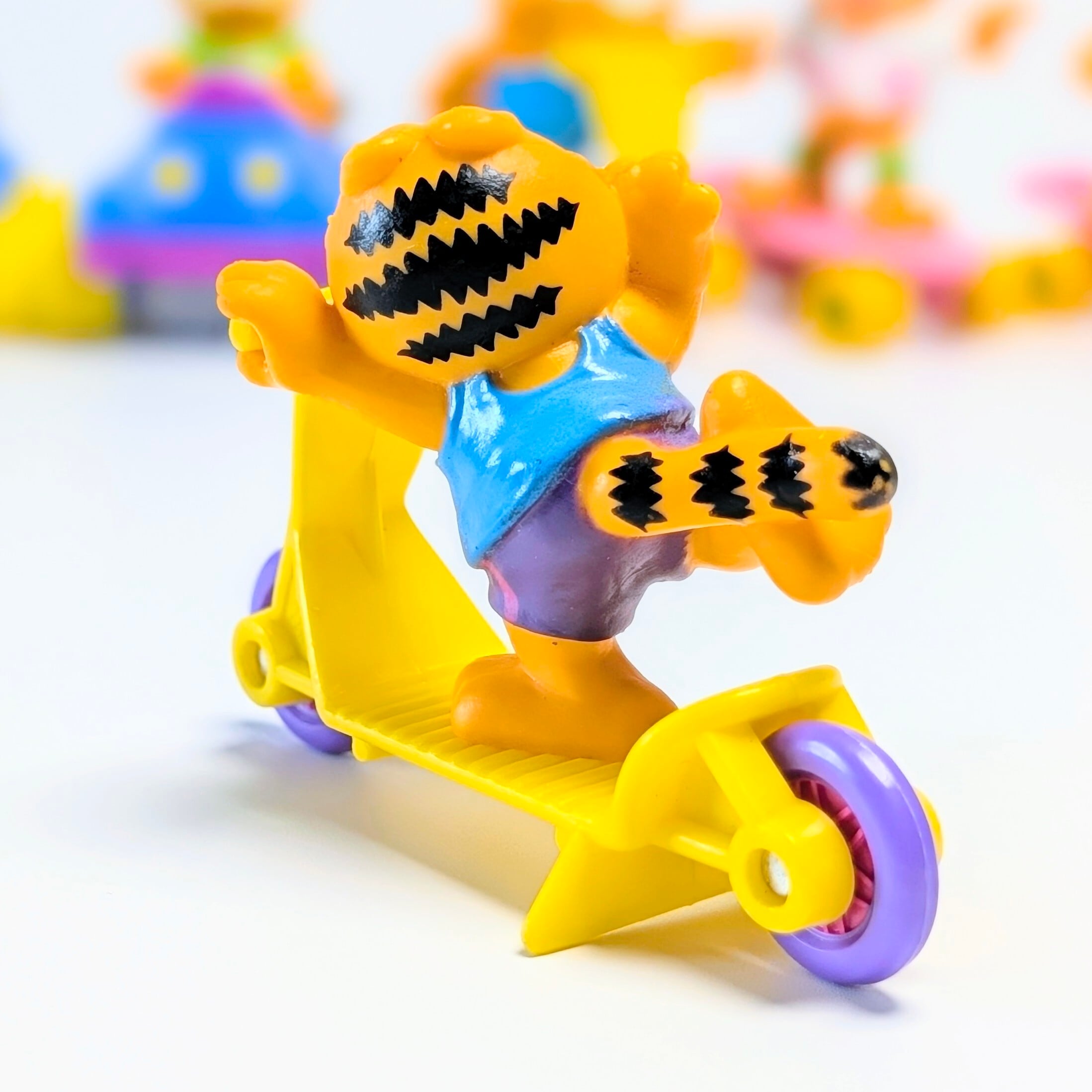 ☆ VINTAGE 1988 ☆【 McDonald's  ( マクドナルド ) 】1988年マクドナルドミールトイ 『 Garfield on Scooter（ガーフィールド オン スクーター）』〜スクーターで調子に乗るあいつ(笑)〜 / ミールトイ / ハッピーミール 〚アメリカン雑貨 アメトイ〛