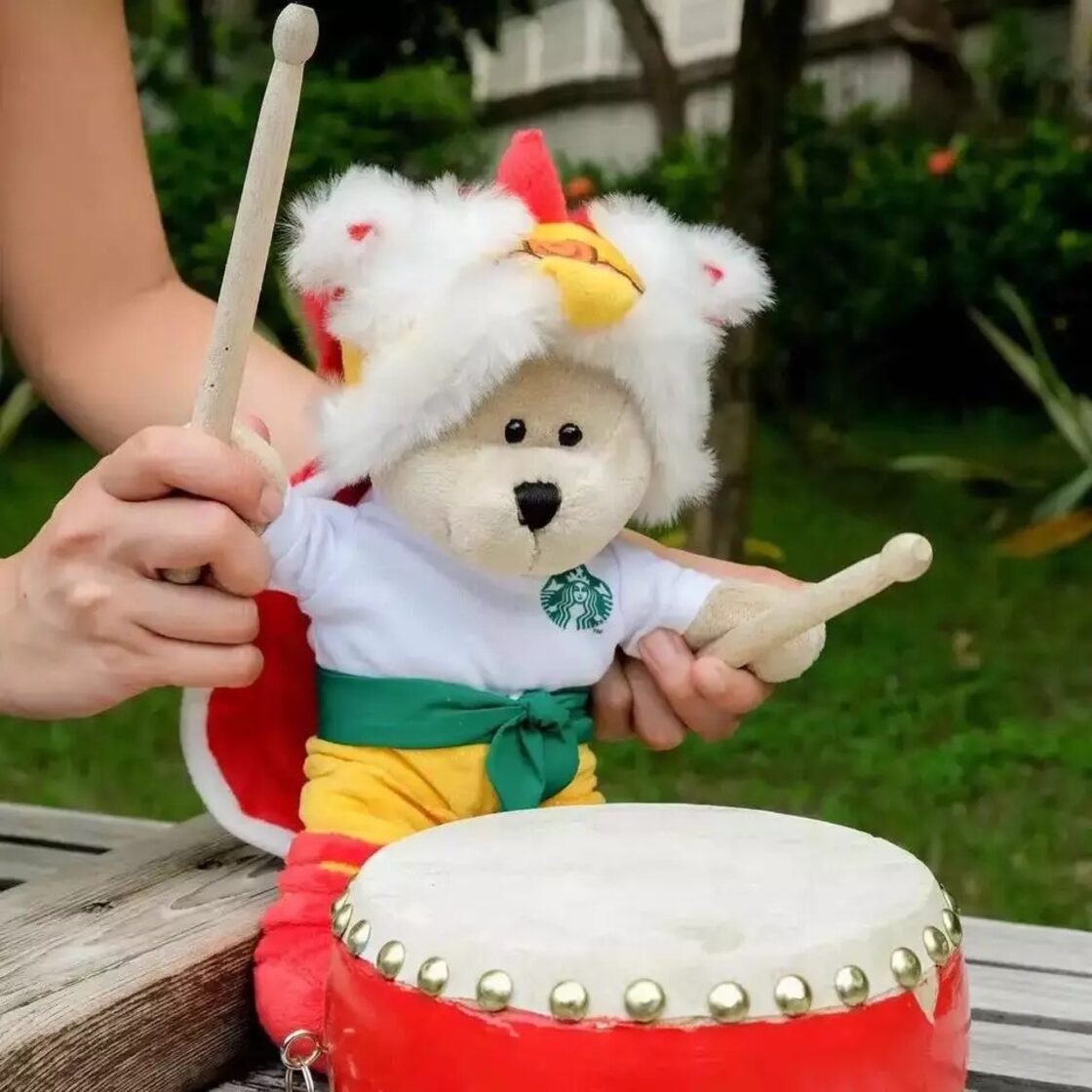 ベアリスタ HONGKONG 獅子舞 ぬいぐるみ 人形 衣装 台湾 