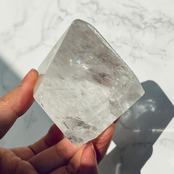 レインボーが美しいブラジル産水晶*ルチル入りクリスタルクォーツ*フリーフォーム*36