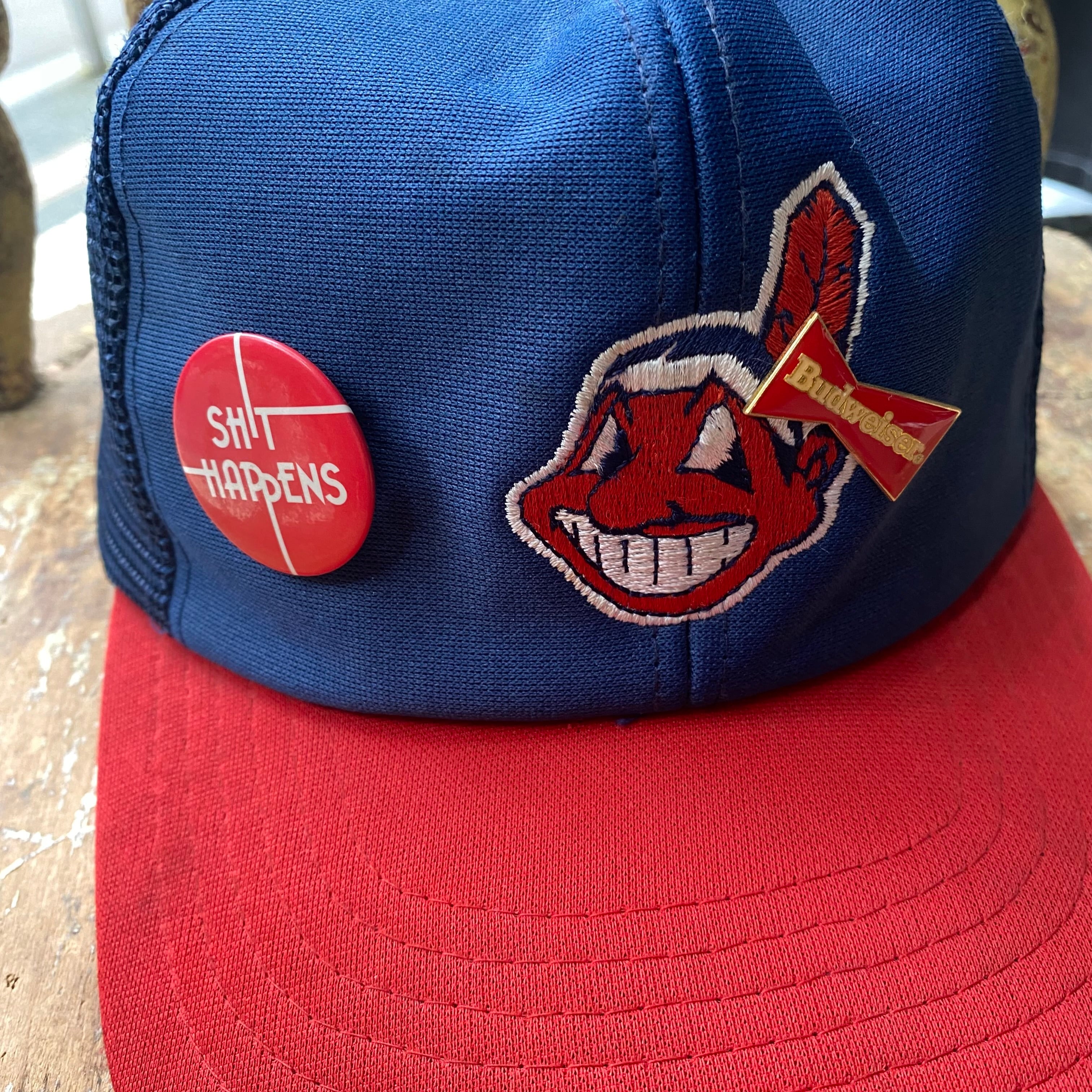 80s Cleveland Indians pins custom mesh cap【仙台店】 | What'z up