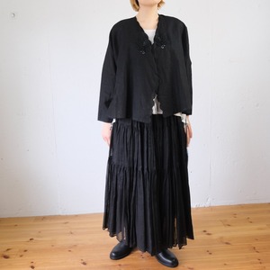 TOWAVASE(トワヴァーズ)Bon Voyage Blouse カシュクールブラウス(ブラック)