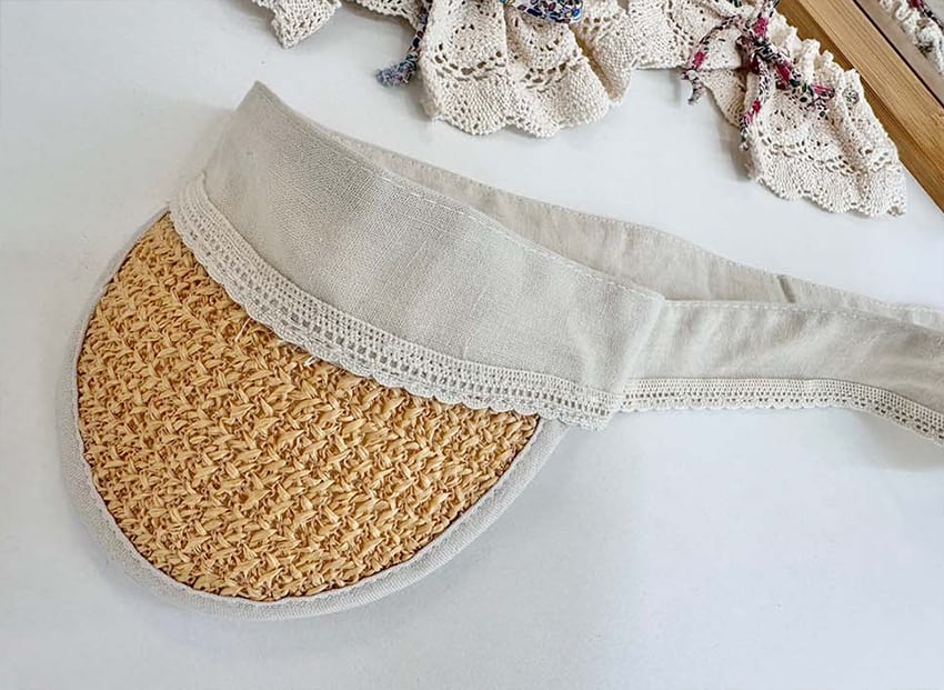 hellen bonnet hat 2color / 犬 麦わら帽子 ドッグウェア 小型犬 中型犬 犬帽子 犬の帽子 夏 サンバイザー 麦わらボンネット帽子 韓国 犬服 hat8