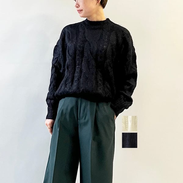 SALE] TICCA ティッカ モヘアケーブルプルオーバー TBCA-441 [送料無料