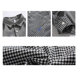 ★RETRO HOUNDSTOOTH SHIRT　　　07178