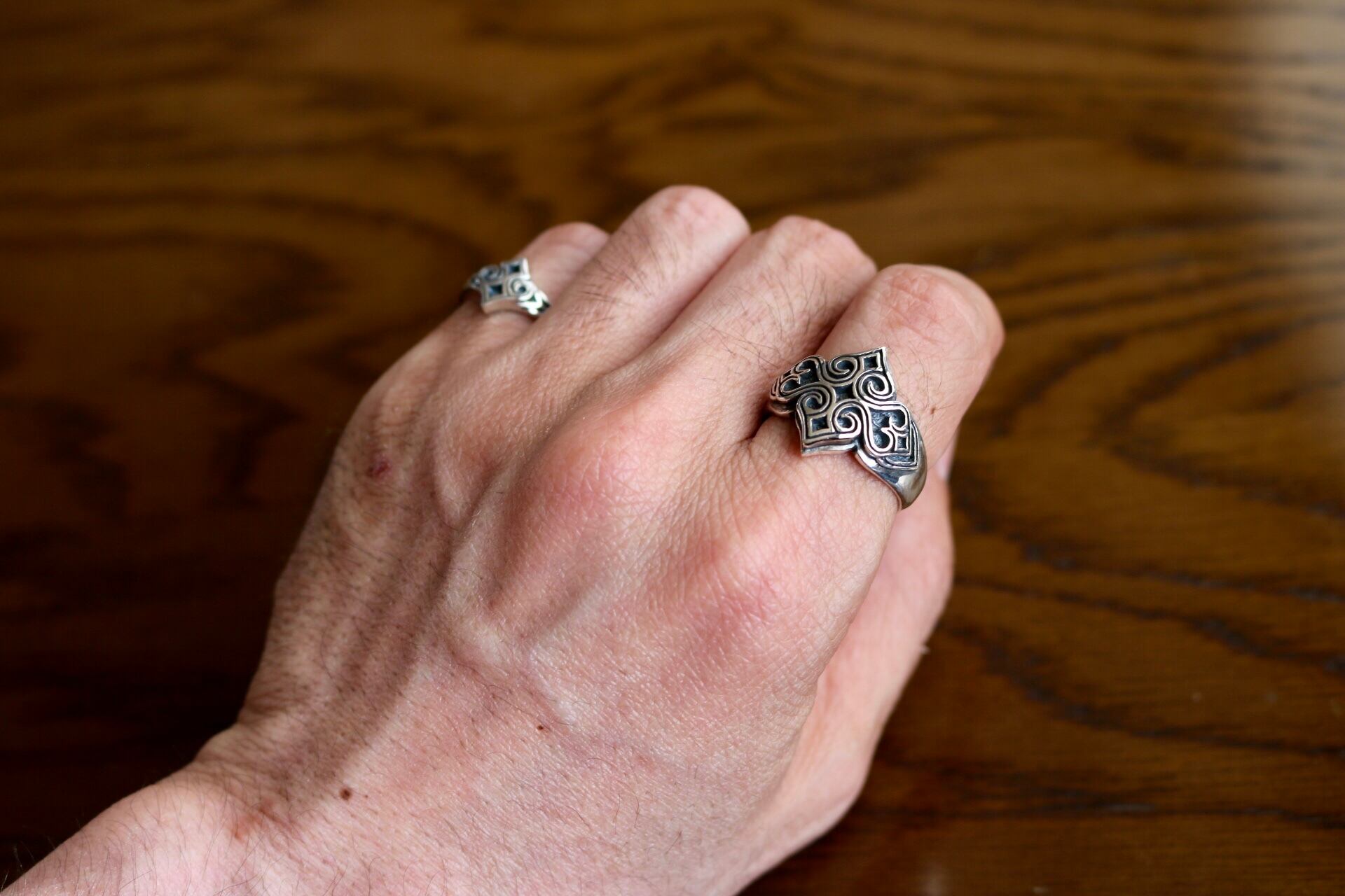 SLVR92 アイヌ文様ring | 工房 うきよ