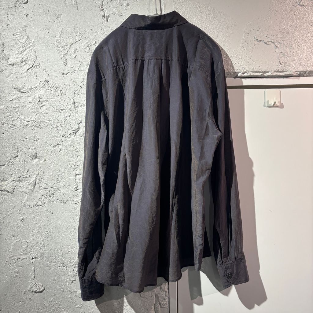 OUR LEGACY アワーレガシー 25SS BEYOND SHIRT Charcoal Bordeaux