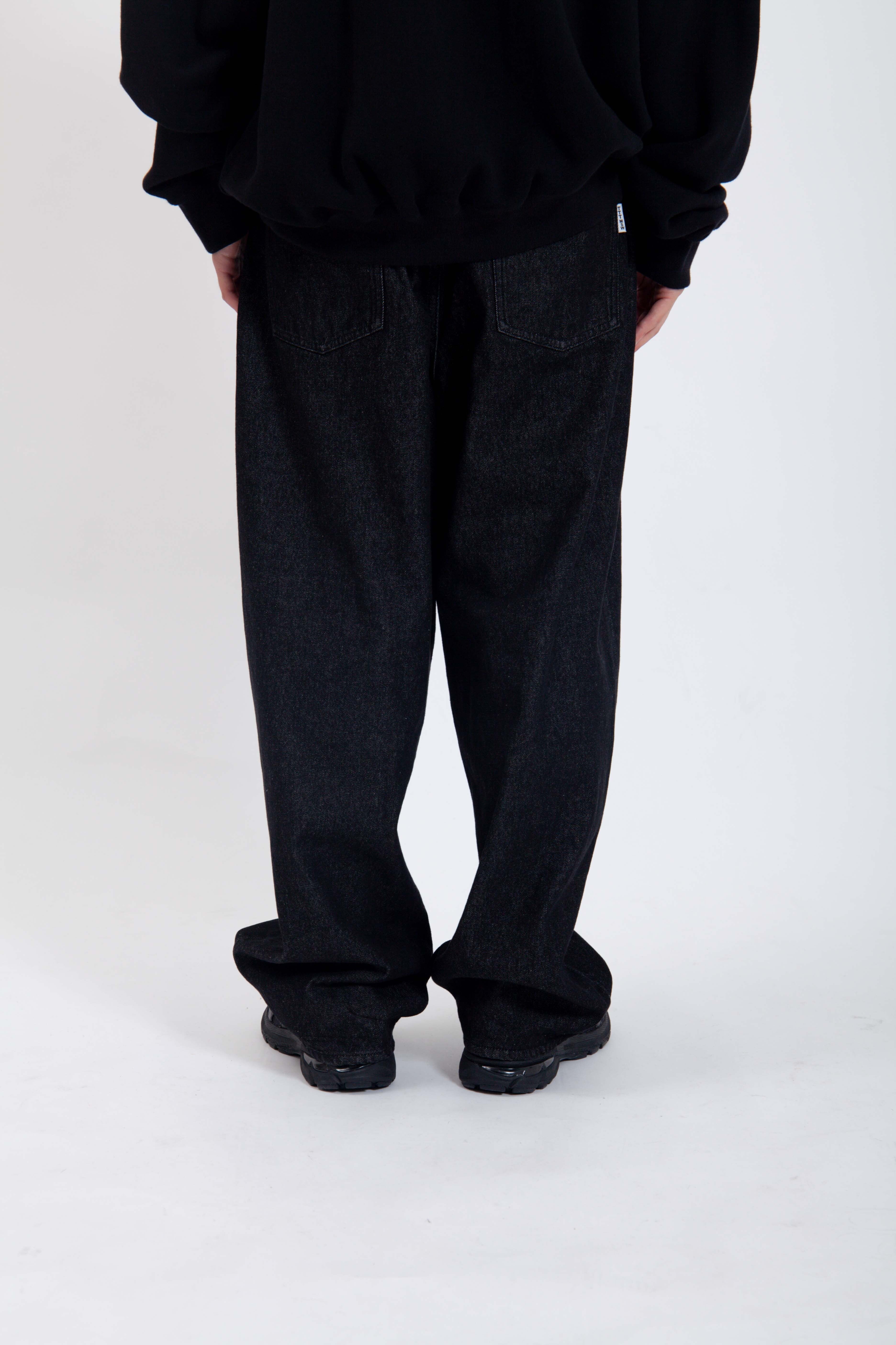 Denim wide pants (BLACK) | TTTMSW