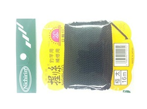 【特価処分】握リ糸(普通色) 極太 黒