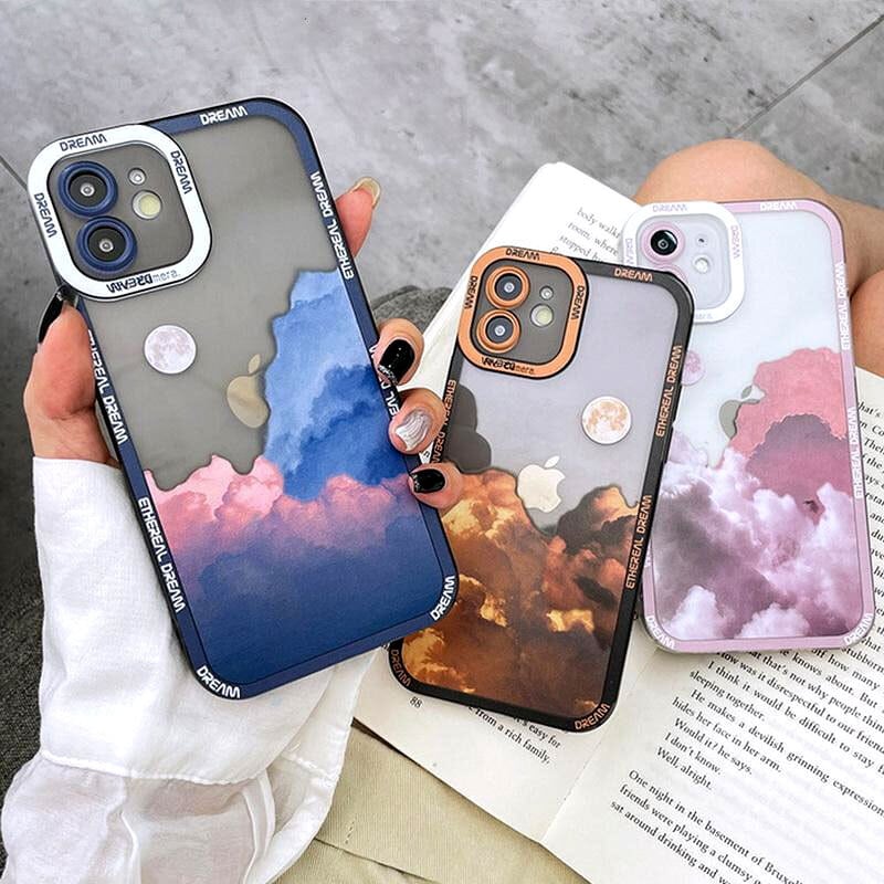 Iphone13対応 おしゃれ 月 風景画 頑丈 カメラレンズ 保護 耐衝撃 Iphone ソフトケース 7タイプ おしゃれなiphoneケース 専門店 Khagain
